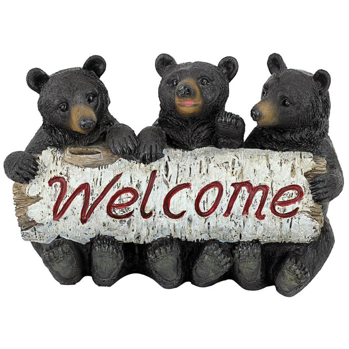 BLACK BEAR CUBS WELCOME SIGN
