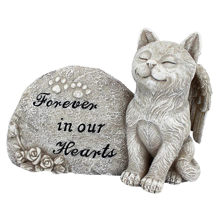 FOREVER IN OUR HEARTS CAT STATUE