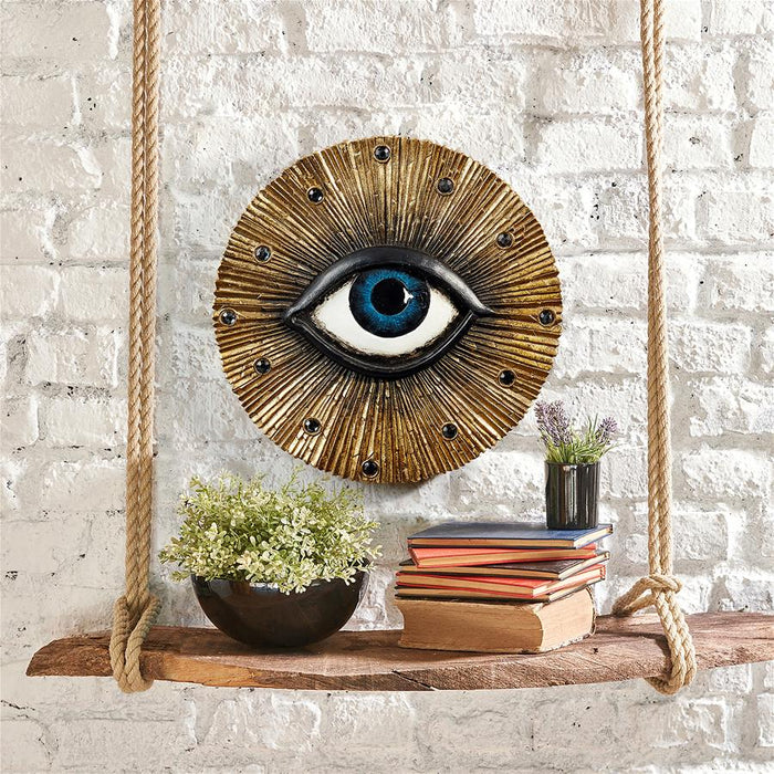 LARGE ALL SEEING EYE WALL SCULPTURE