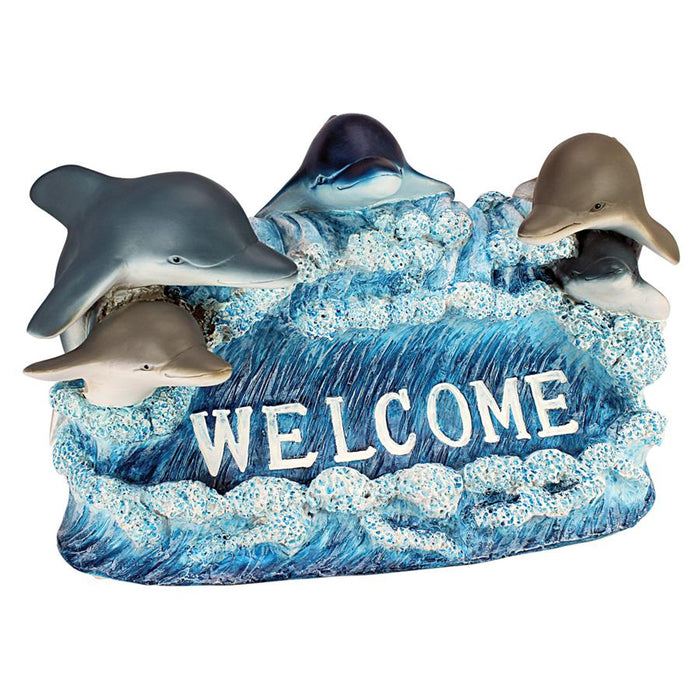 DOLPHIN WELCOME SIGN