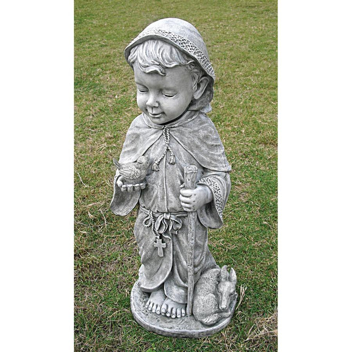 SMALL BABY ST FRANCIS STATUE