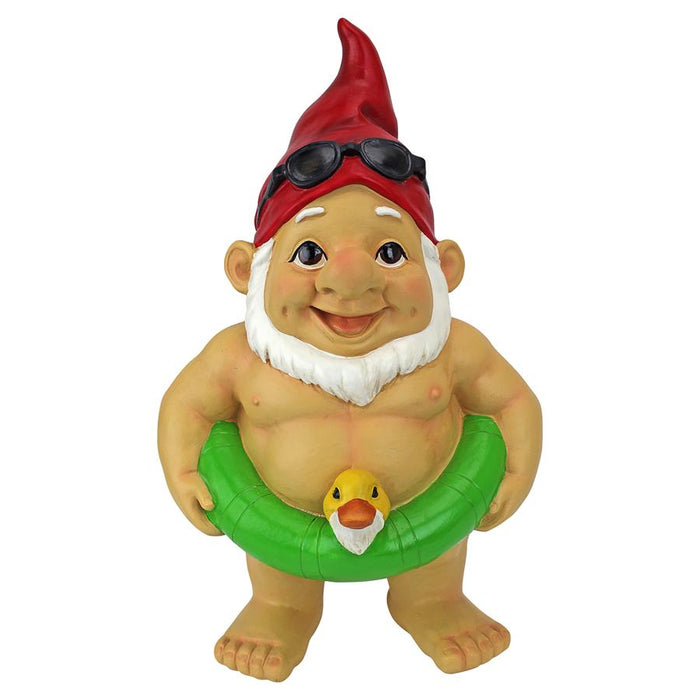 POOL PARTY PETE NAKED GNOME STATUE