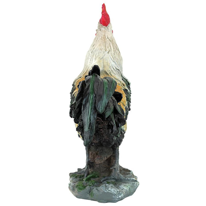 COCK A DOODLE DO ROOSTER STATUE