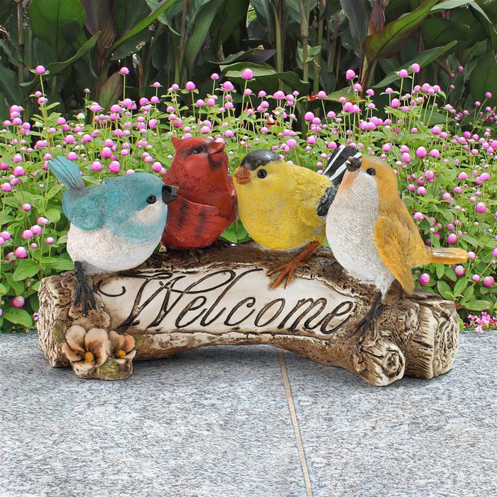 BIRDY WELCOME STATUE