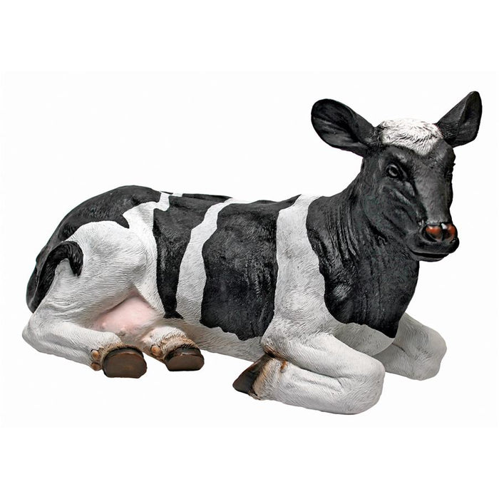 DAISY THE LOUNGING COW STATUE