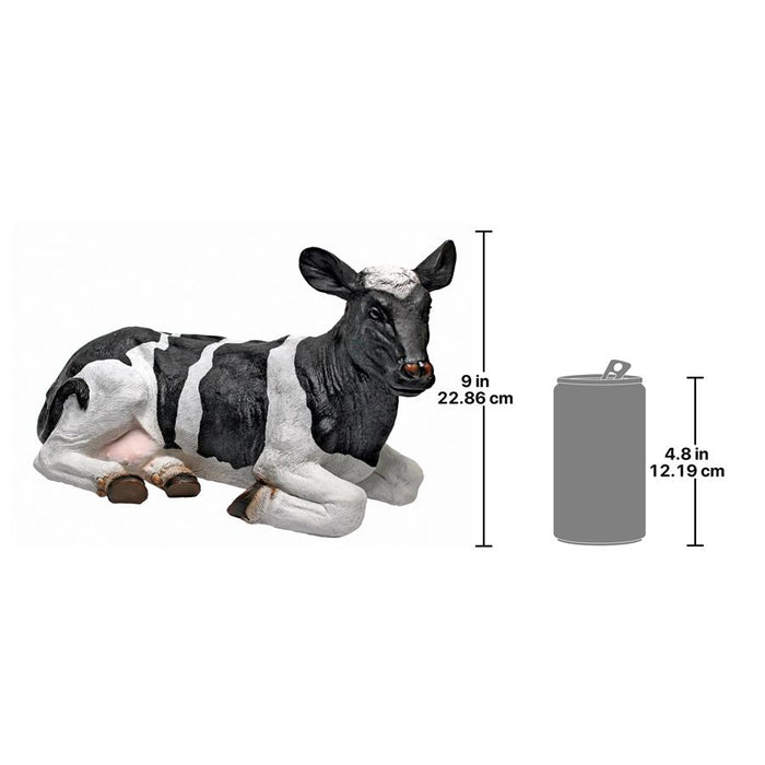 DAISY THE LOUNGING COW STATUE