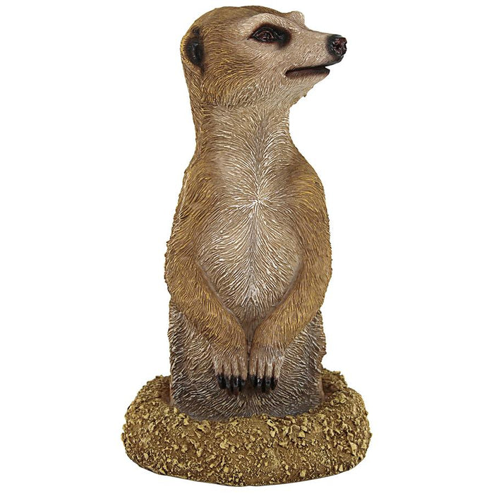 MEERKAT COMING OUT OF GROUND STATUE