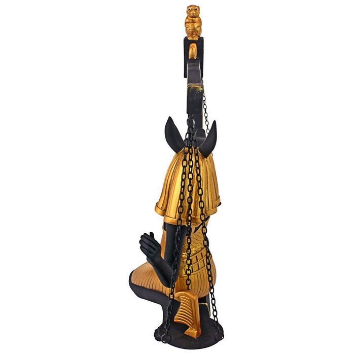 ANUBIS WEIGHING OF THE HEART STATUE