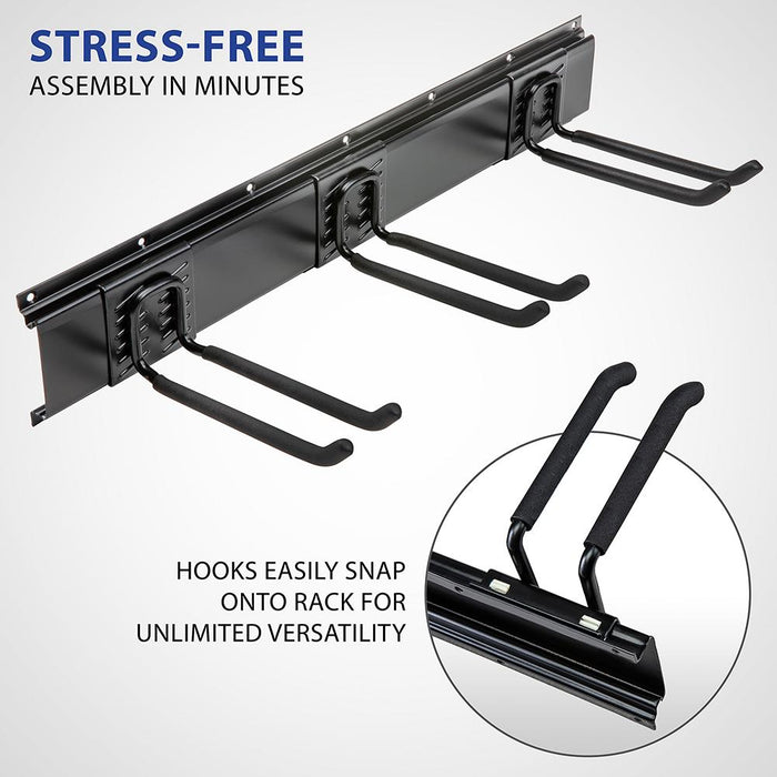 Chair Storage Rack, Wall Mounted Folding Chairs Organizer and Hanger System ,For Home, Garage, Heavy Duty