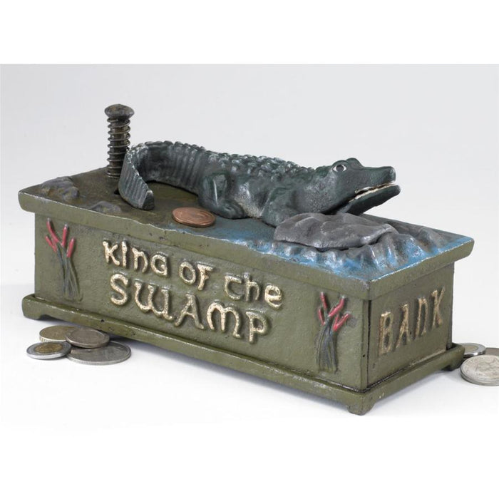 KING OF THE SWAMP MECHANICAL BANK