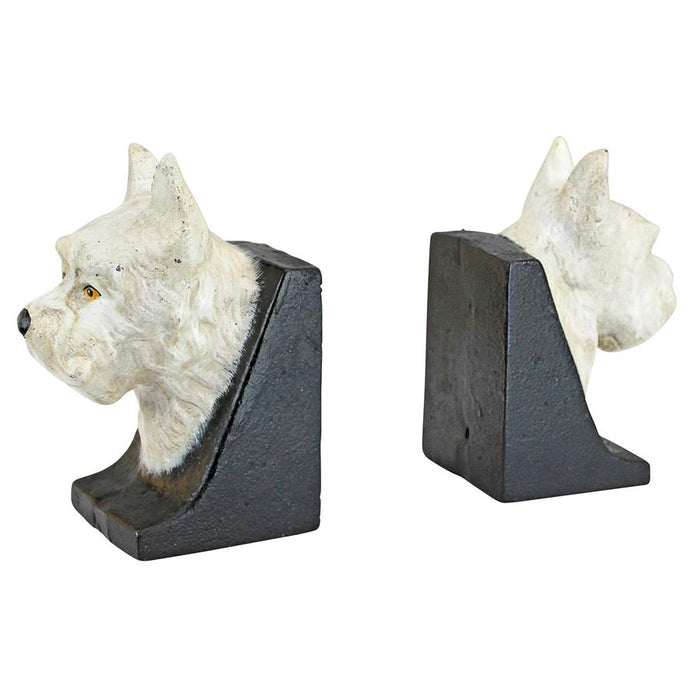 WEST HIGHLAND TERRIER BOOKEND PAIR