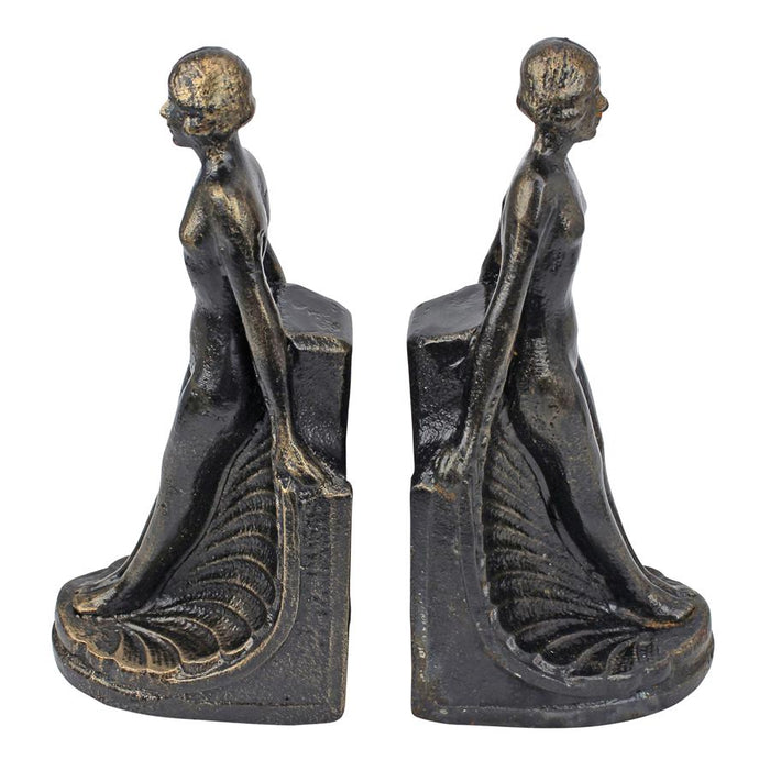 PAIR OF ELYSE ART DECO BOOKENDS