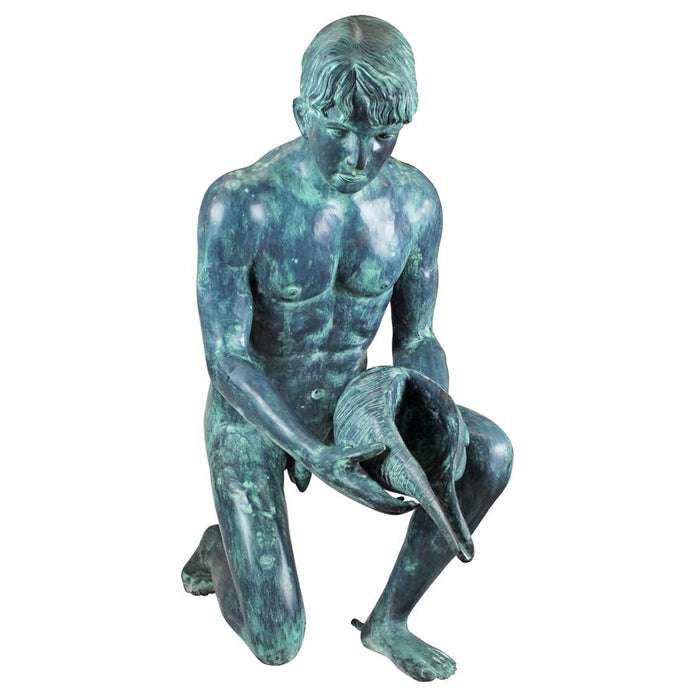 MAN WITH SHELL BRONZE