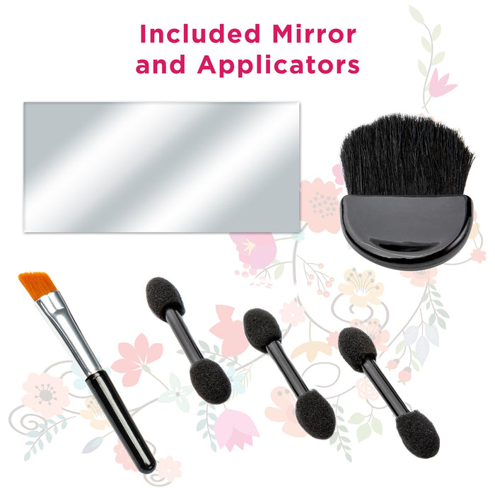 74 Piece Makeup Kit Gift Set, Brushes, Eye Shadows, Lipstick & More (London Case)