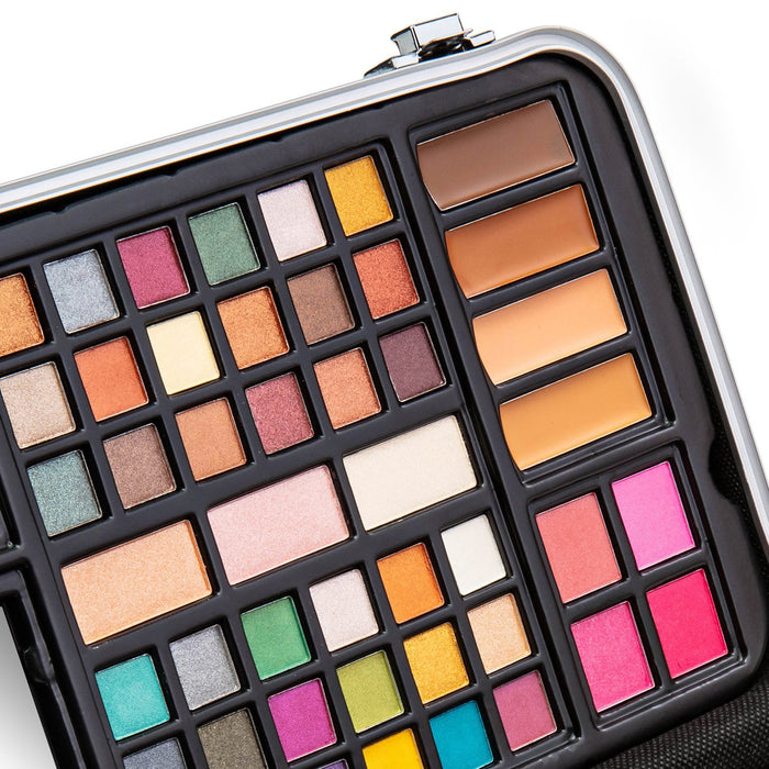74 Piece Makeup Kit Gift Set, Brushes, Eye Shadows, Lipstick & More