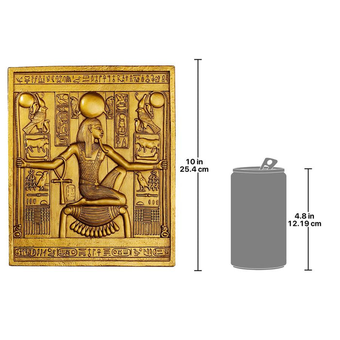 TUTANKHAMUN EGYPTIAN TEMPLE STELE PLAQUE