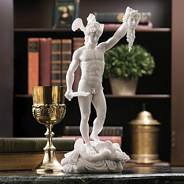 PERSEUS BONDED MARBLE STATUE
