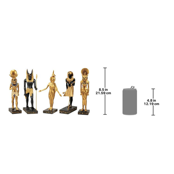 SET OF 5 EGYPTIAN GODS